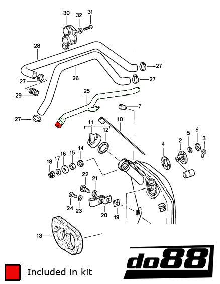 PORSCHE 930 TURBO VACUUM HOSES - MVS Motors