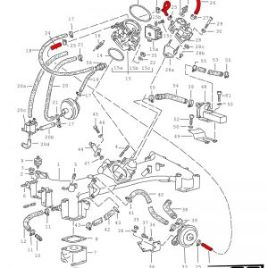 PORSCHE 930 TURBO VACUUM HOSES - MVS Motors